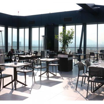 Стул Costa Bistrot пластиковый цвет антрацит Nardi Италия