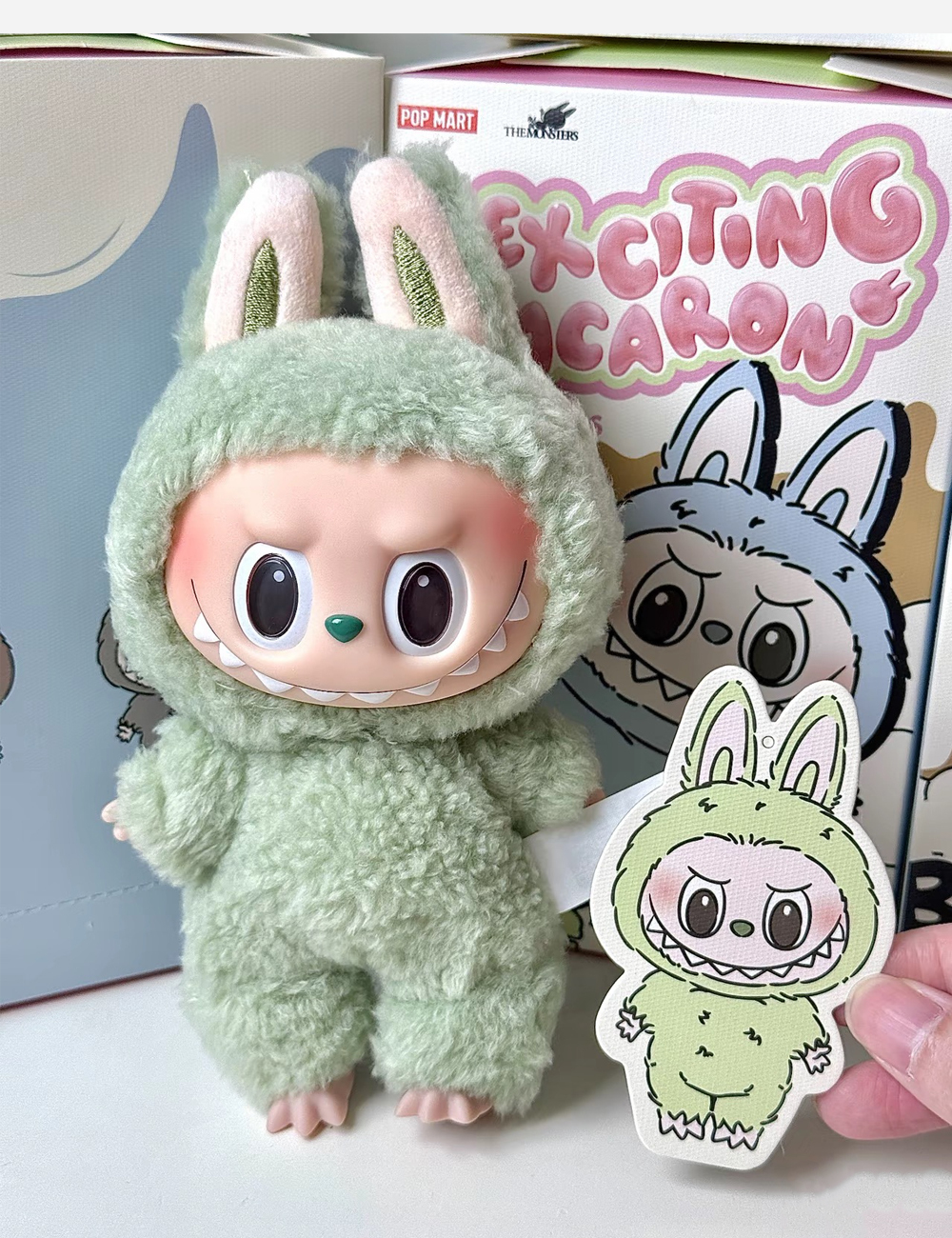 Pop Mart Labubu The Monsters Green Grape по самой выгодной цене