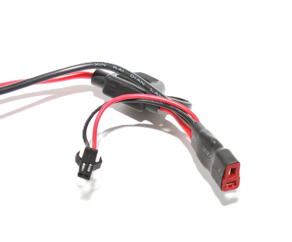 Провод кабель разъем аккумулятора с предохранителем для электровелосипеда