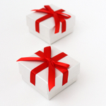 Футляр «Конфетти» из картона с оклейкой под кольцо