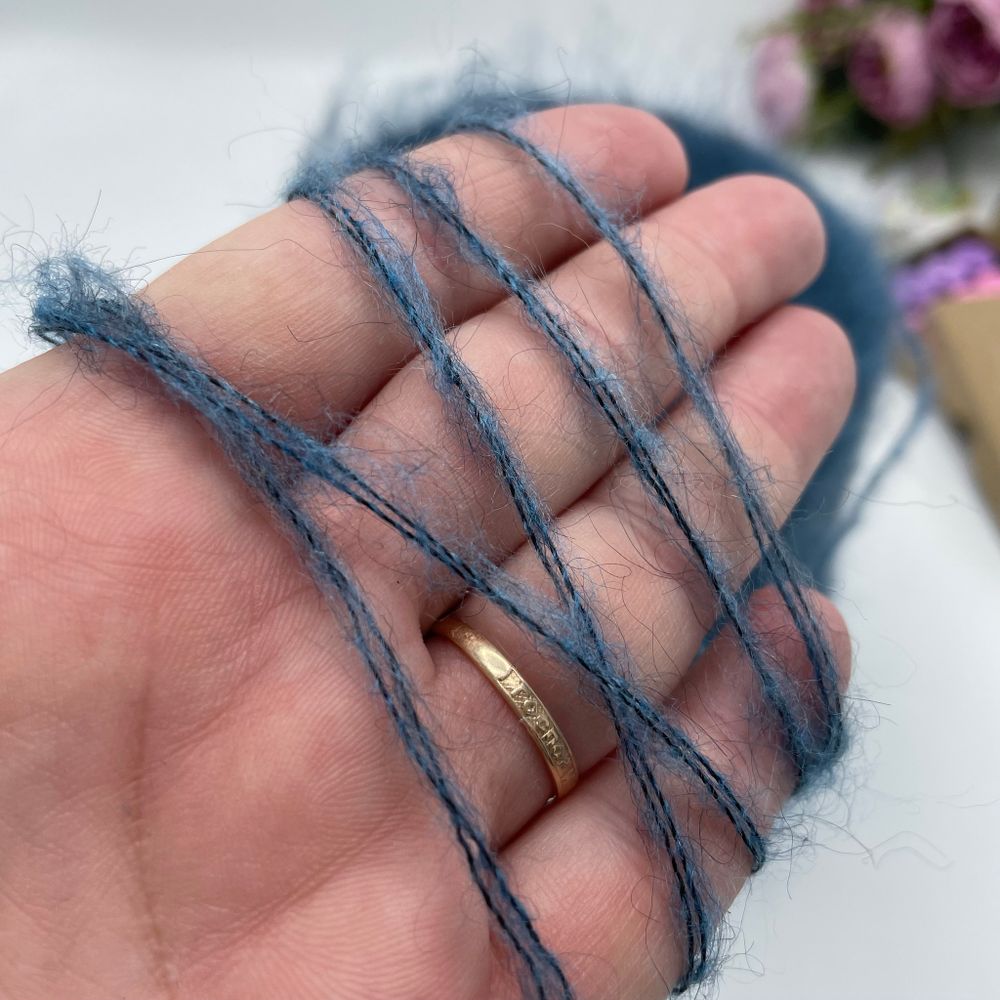 (Смотка в две нити) ECAFIL 30% кид мохер 30% полиамид 40% полиакрил