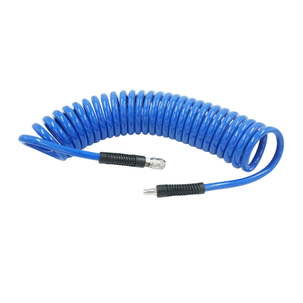 OPT-7908 Шланг пневматический спиральный с БРС, 8 м, 10*14 мм