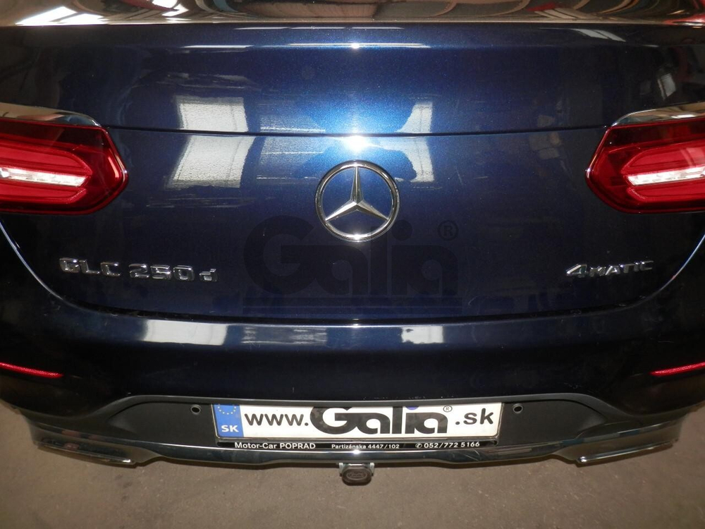 Оцинкованный фаркоп на Mercedes GLC-Class x253 2015-2022 (без электрики), Galia M145C