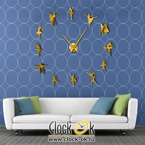 Настенные 3D часы Dance