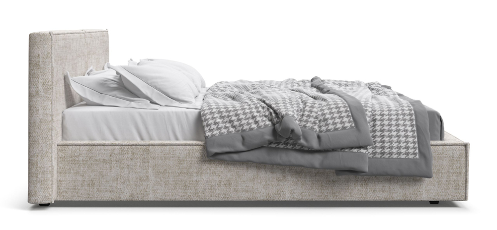 Норд Кровать+ПМ 160 Шенилл Смарт Кварц