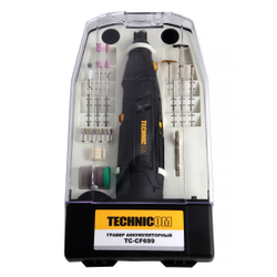 Гравер аккумуляторный TECHNICOM TC-CF699, 12В, 2Ач, 6 скоростей, 5000-25000 об/мин