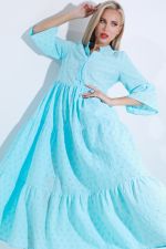 Платье Любим яркое, блю DStrend (Акция)