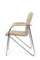 Стул Самба с пластиковыми подлокотниками SMB-03H Хром гальв. Бежевый