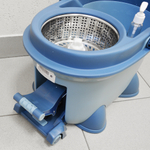 Набор для уборки: ведро с отжимом, швабра, насадка из микрофибры HQ-4008