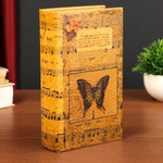 Сейф-книга дерево "Музыка" кожзам 21х13х5 см