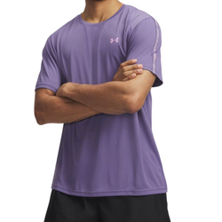 Теннисная футболка Under Armour Tech Taping - purple luxe/pink dawn