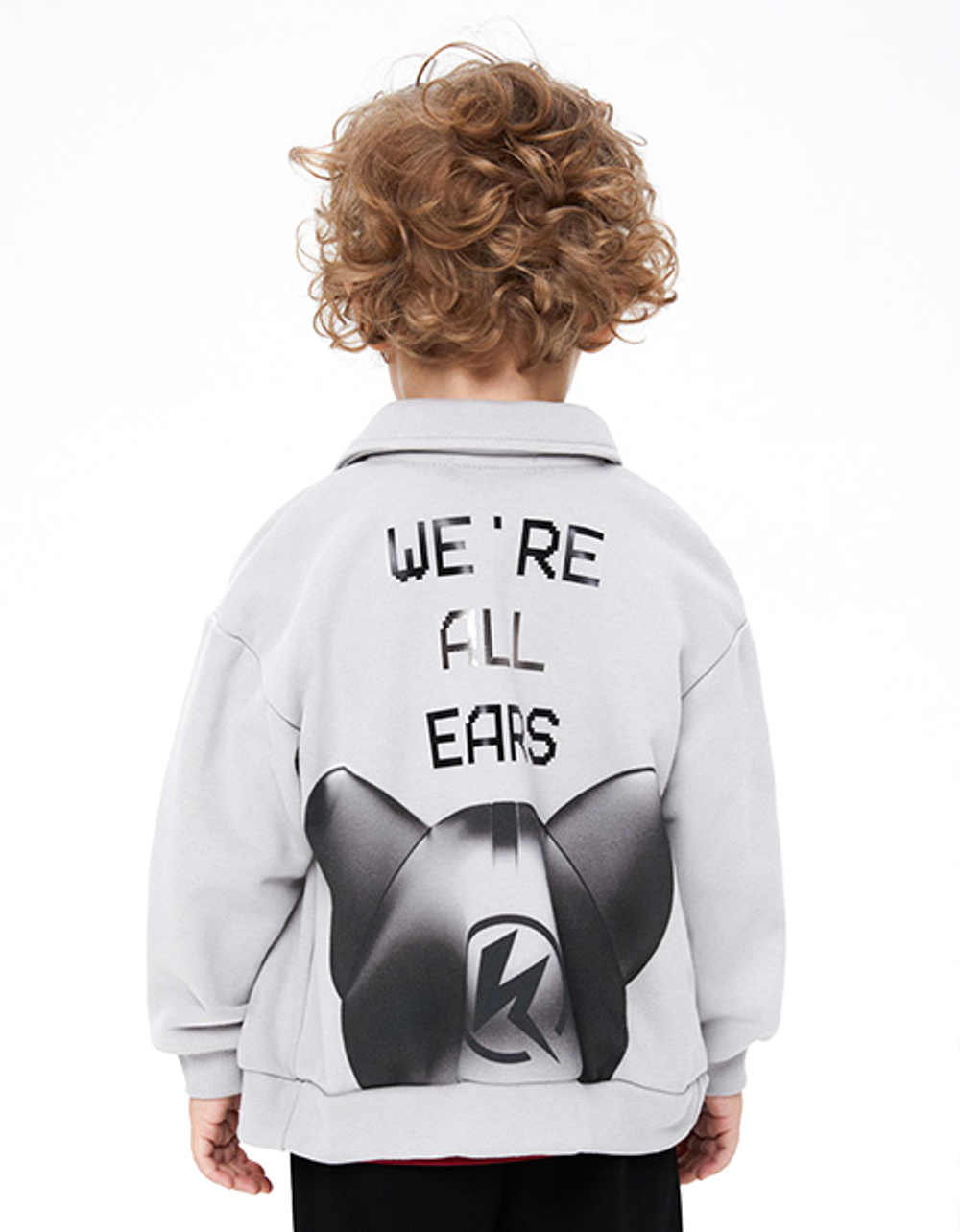 Костюм для мальчика (серый/чёрный)