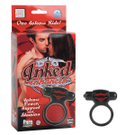 Черное виброколечко Inked (Цвет: черный)