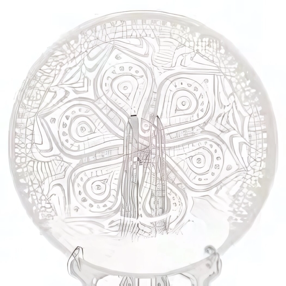 Тарелка десертная 20см «Бохо розовый 10327SLBD43