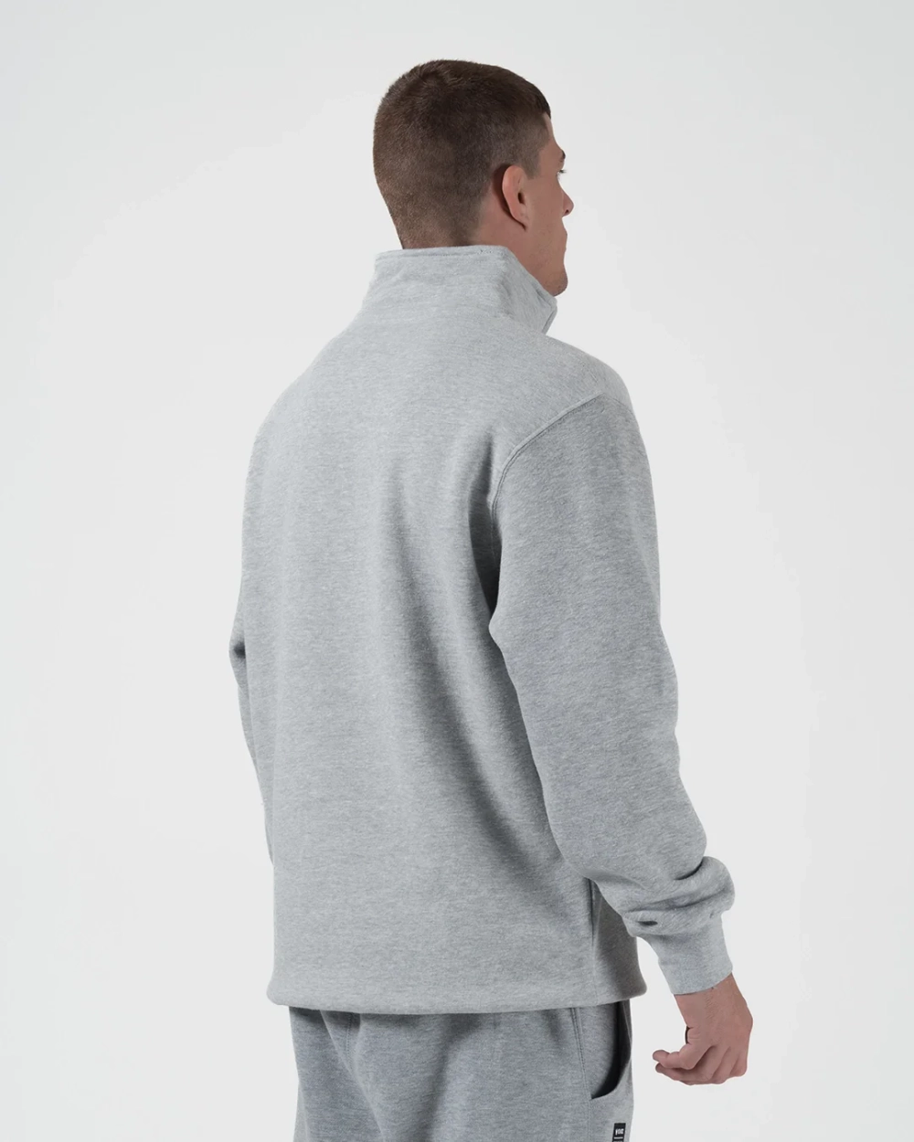 Свитшот на молнии KINGZ Script Quarter - Grey