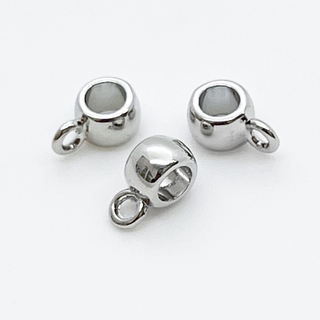 Бейл, цвет серебро (родий), размер 8*4 мм, цена за 1 шт