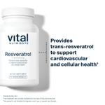 Vital Nutrients, ресвератрол, 60 веганских капсул