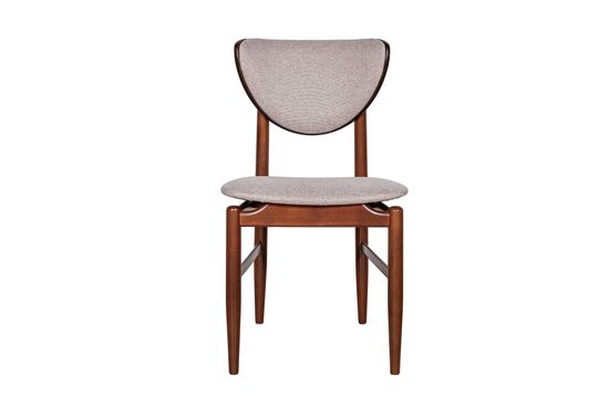 Комплект Стол CERRO 1000 CV с раздвижной круглой столешницей + 4 стула FANO-F с мягкой вставкой в деревянной спинке / Американский орех