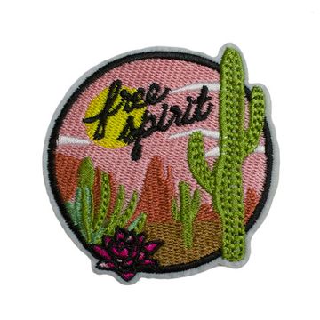 Нашивка термоаппликация на одежду и на рюкзак. Free Spirit