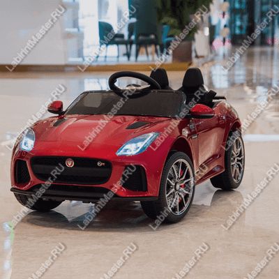 Детский электромобиль "Jaguar" красный