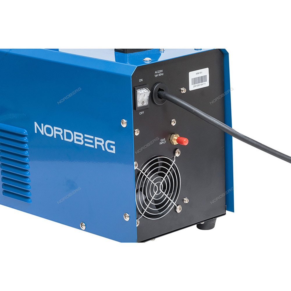 NORDBERG (WMI181) Аппарат сварочный инверторный MIG+MMA, 220В