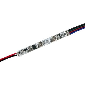 Диммер для трехцветной светодиодной ШИМ ленты RGB 055842 SMART-PWM-103-12-RGB-IN (5-24V, 3x1.5A, 2-button, SENS) INTELLIGENT Arlight
