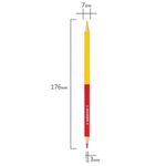 Карандаши двусторонние ЮНЛАНДИЯ "ГЛЯДЕЛКИ", 6 штук, 12 цветов, заточенные, европодвес, 181372
