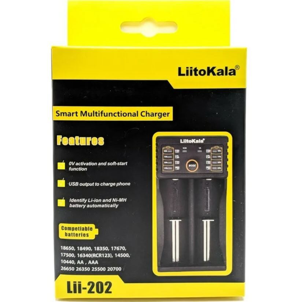 Зарядное устройство Liitokala Lii-202