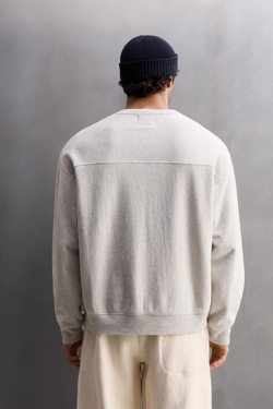 ZARA ТОЛСТОВКА ДЛЯ ТРЕНИРОВОК С КРУГЛЫМ ВЫРЕЗОМ, СЕРЫЙ МЕЛАНЖ