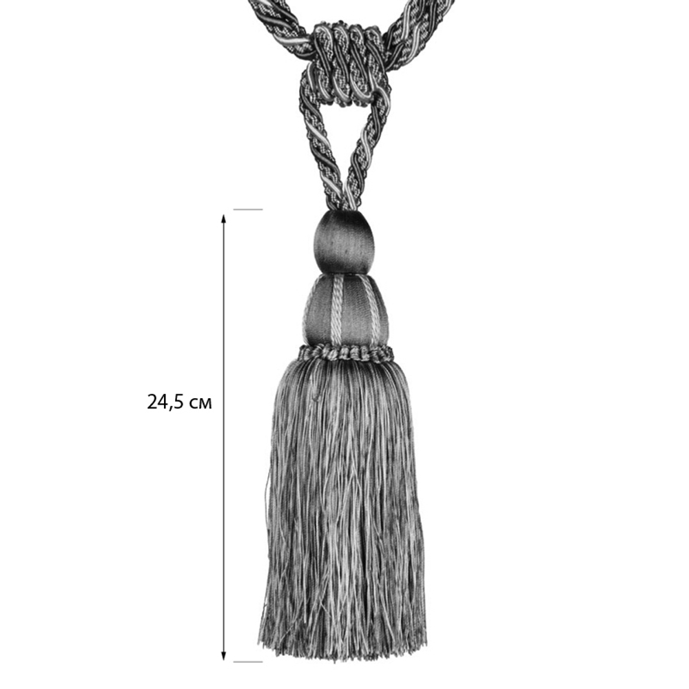 Кисть большая Modern Trimmings арт. Sara col. FF10 (высота кисти 24,5 см)