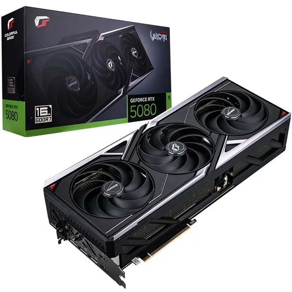 Видеокарта Colorful GeForce RTX 5080 Vulcan OC 16GB-V 16GB (RTX 5080 VULCAN OC 16GB-V)