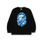 A Bathing Ape Abc Camo Big Ape Head L S Tee