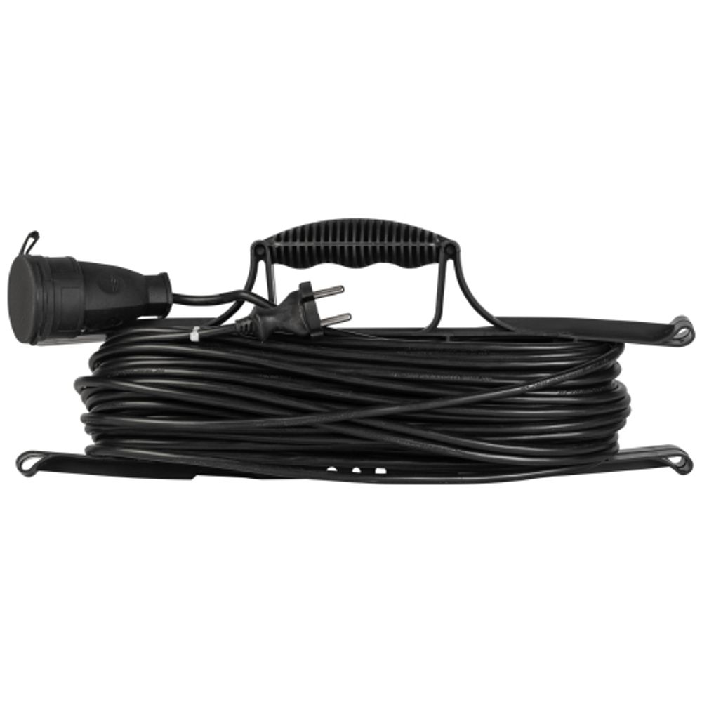 Удлинитель силовой ЭРА GREEN LINE FR-10-30m Greenline на рамке 1 розетка без заземления 30м ПВС 2x1мм2