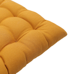 Подушка на стул из хлопка цвета карри из коллекции essential, 35х35 см