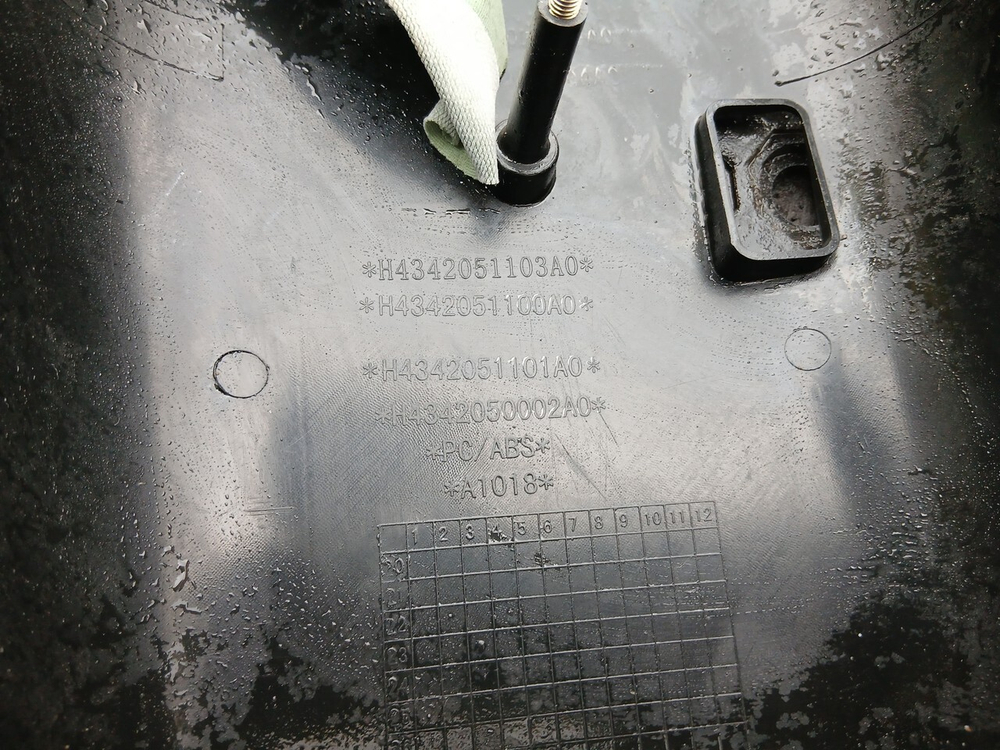 Кожух рулевой колонки