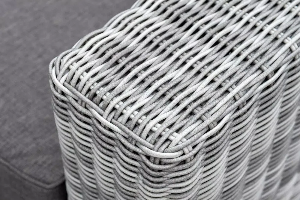 "Боно" кресло из искусственного ротанга, цвет серый