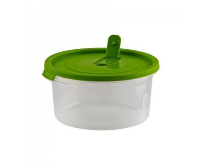 "СМАЙЛ"контейнер круглый с клапаном 0,4л СВЧ