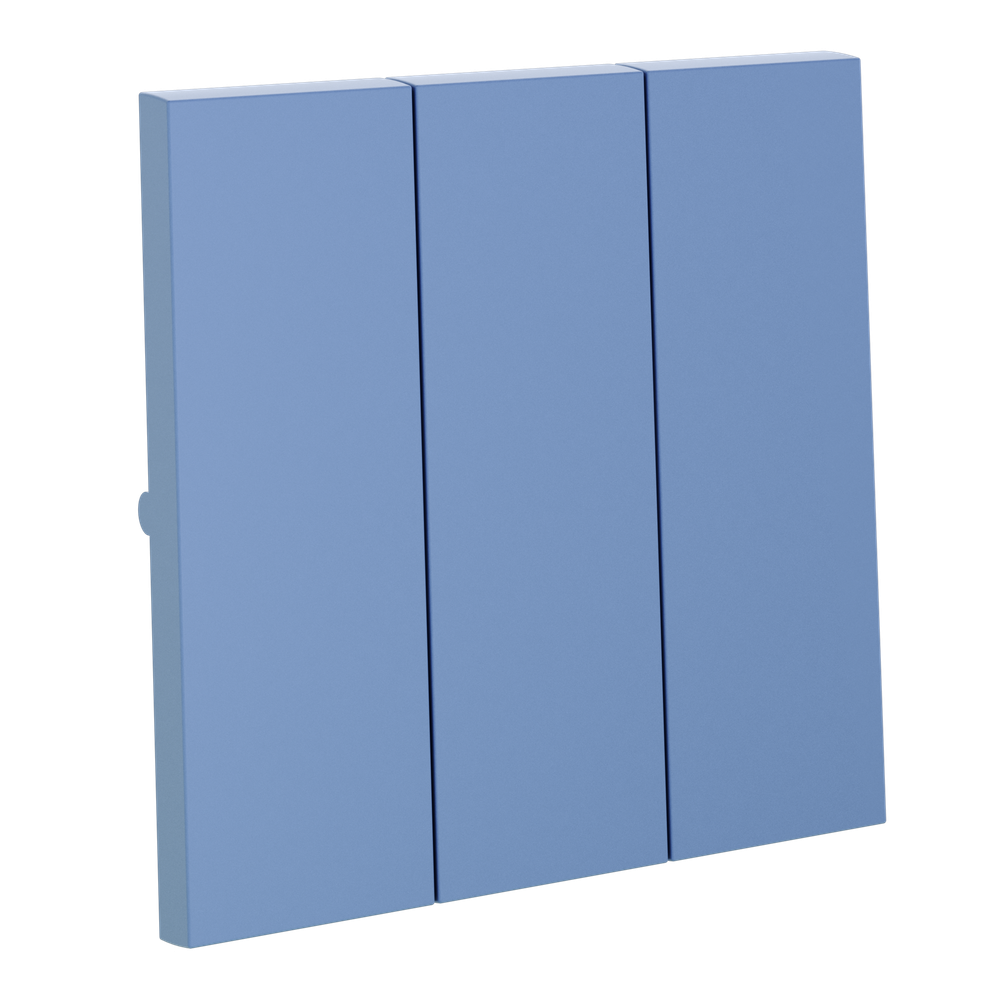 Клавиши для выключателя/переключателя трехклавишного, S70 (деним)