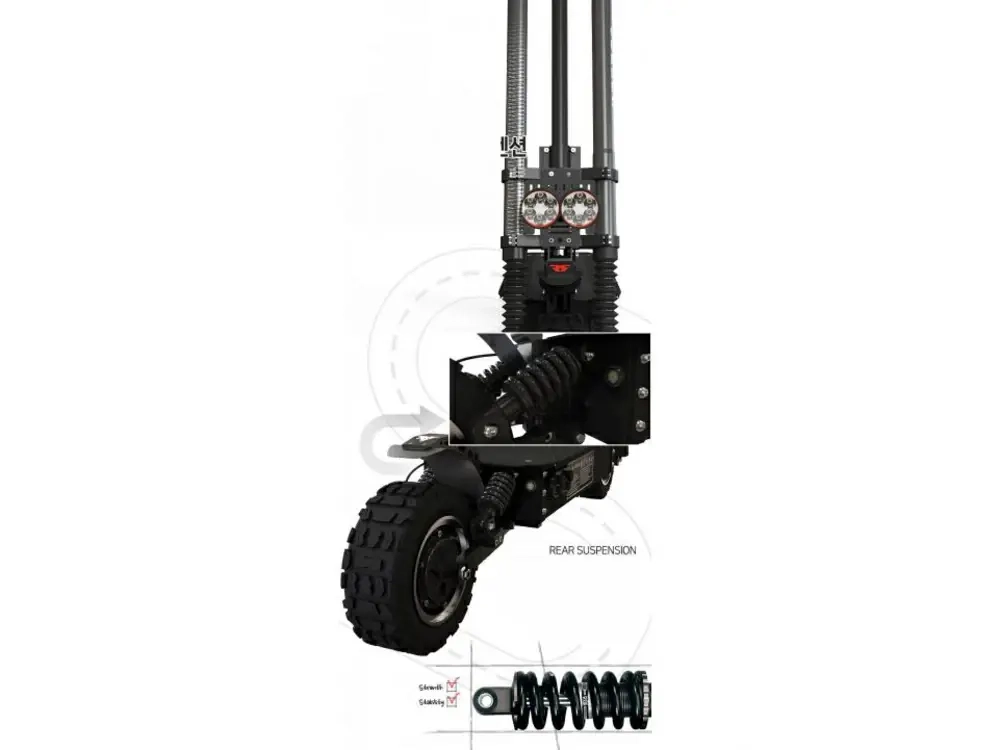 Электросамокат El-Sport CURRUS RS Dual 2400W 60V/31Ah