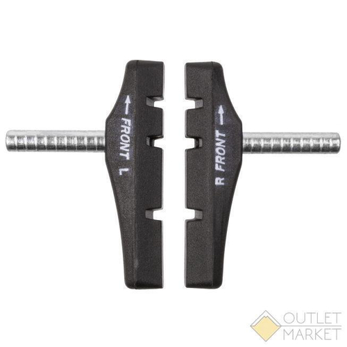 Тормозные колодки (5-361081) для кантилев. Тормозные (4 шт.) без крепежа ассиметричные для сталь. и алюмин. ободов