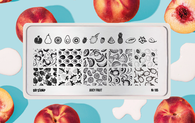 Пластина для стемпинга Go! Stamp 185 Juicy Fruit