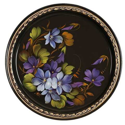 若斯托沃彩绘托盘 A5D290925251