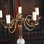 Напольный торшер в классическом стиле