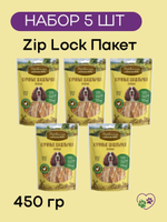 Лакомства для собак куриные шашлычки нежные Деревенские лакомства 0,09кг* набор из 5 упаковок