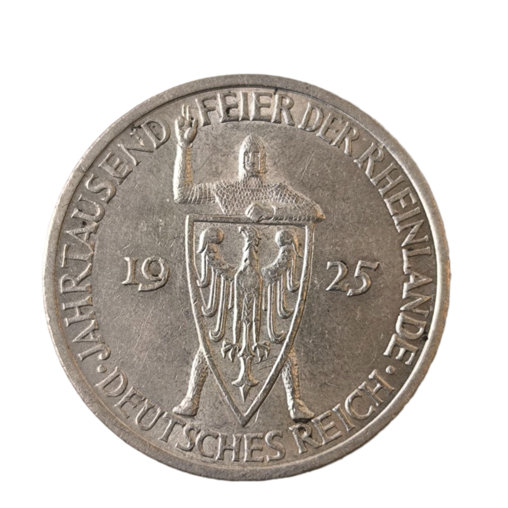 Монета 3 рейхсмарки Германия 1925 год