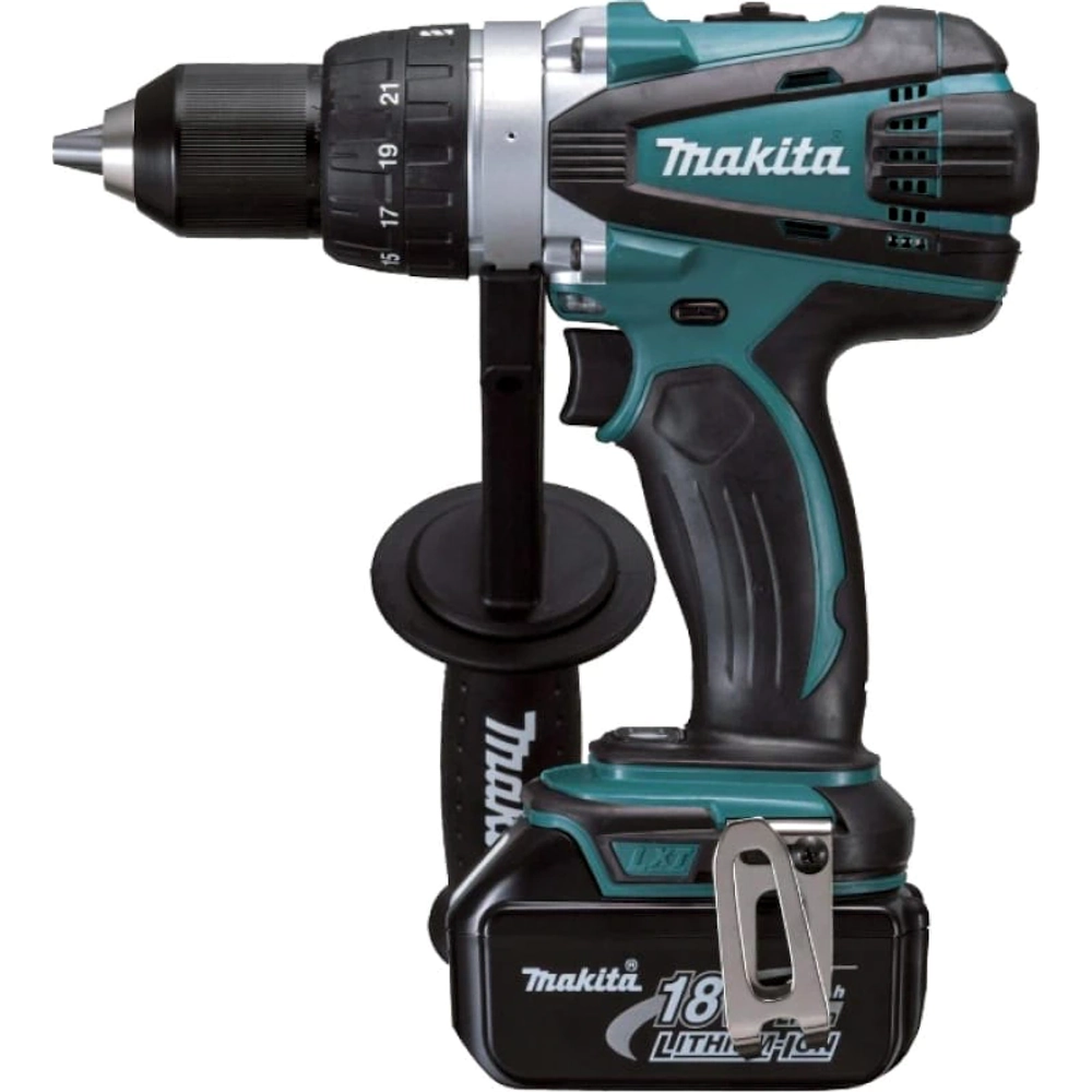 Makita DDF458RFE аккумуляторная дрель-шуруповерт (2 x 3 Ач, ЗУ)