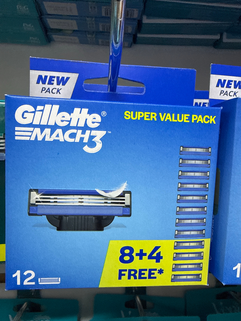 Кассета мак 3 Mach 3 12 шт