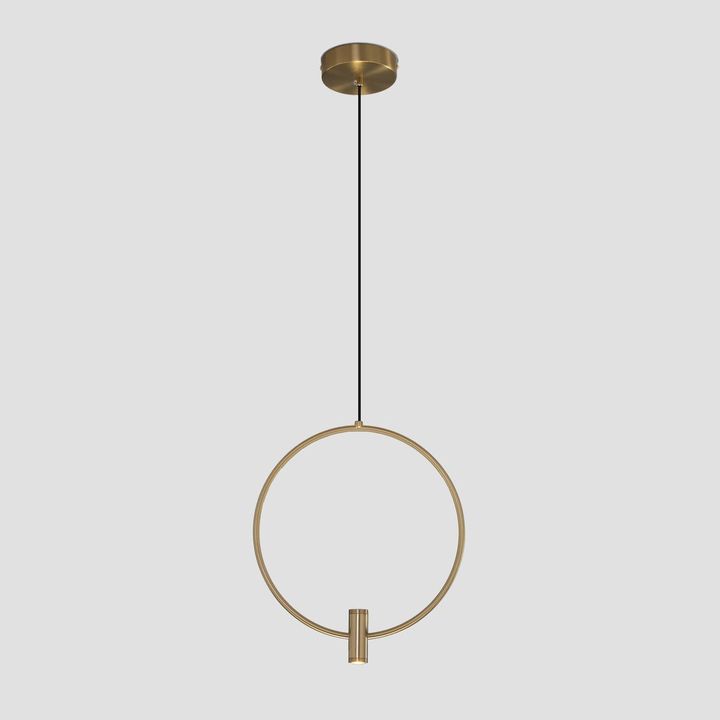 Подвесной светодиодный светильник Eurosvet Layla 50257/1 Led латунь