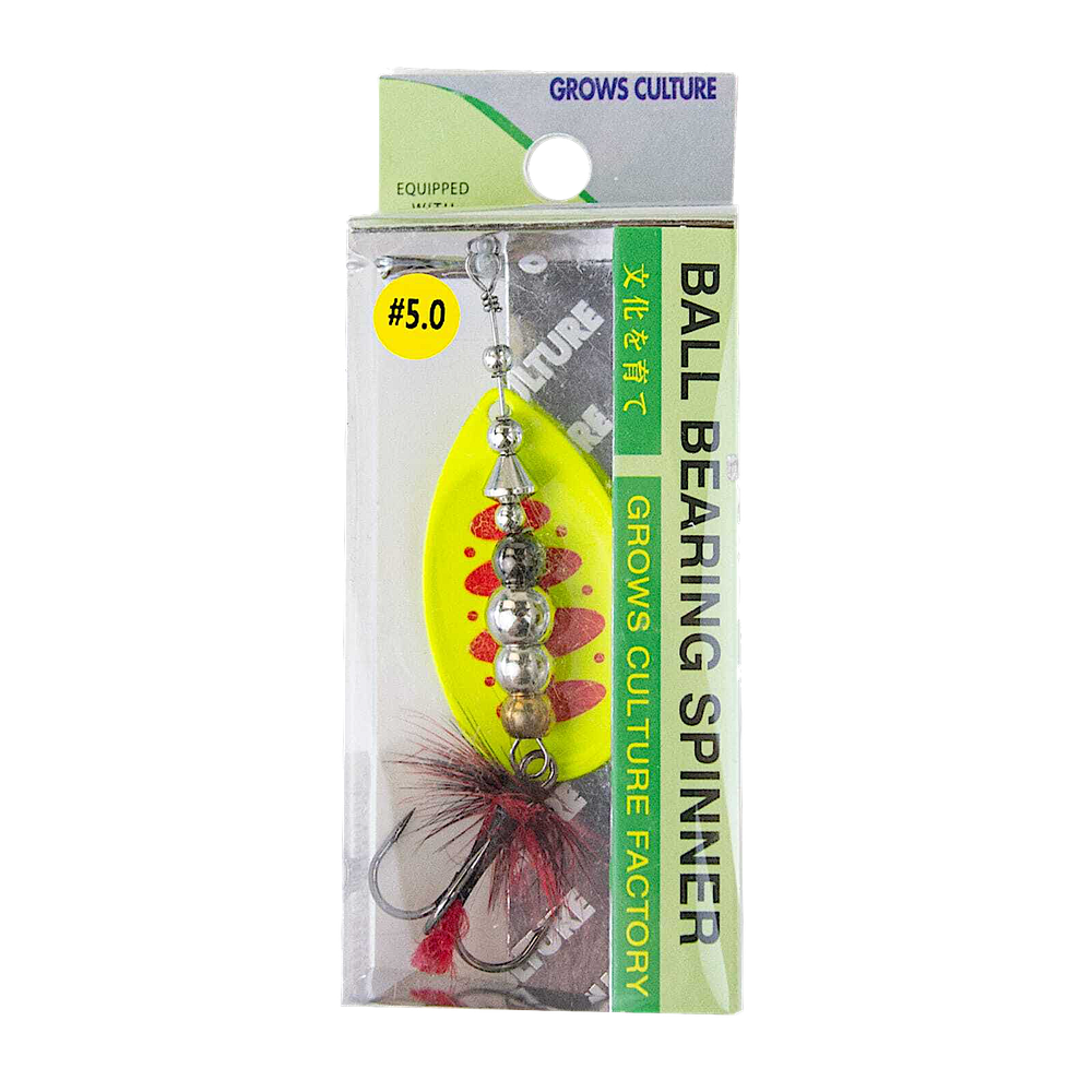 Блесна вращ. Grows Culture Ball Concept №5 BT02 14.0г 50мм сердечник наборный (Ball Bearing spinner) -