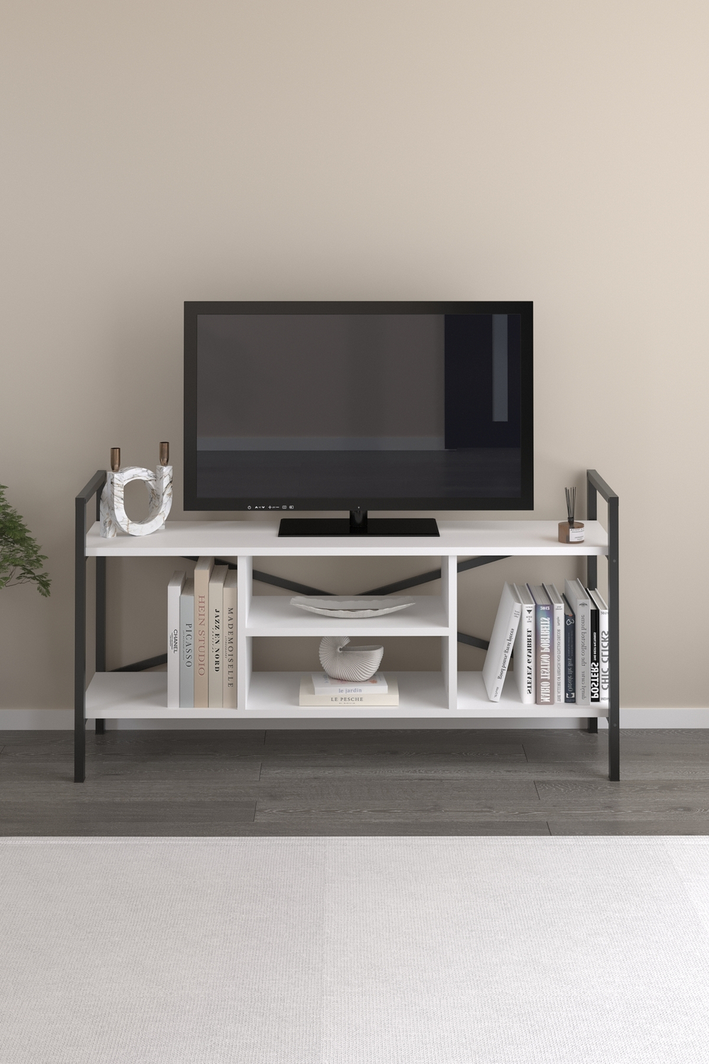 Тумба TV - белая